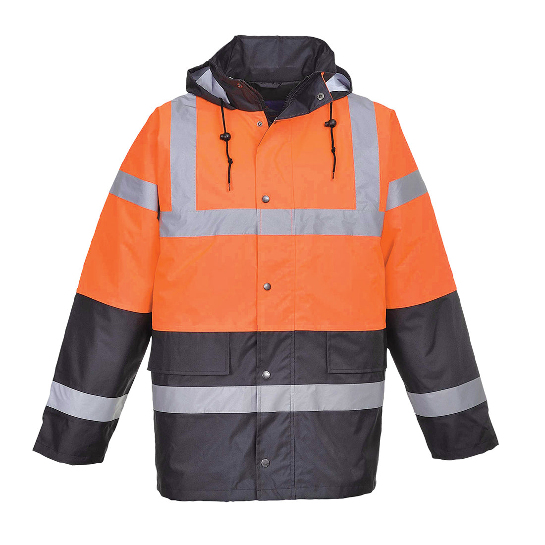 Portwest S467 - Hi-Vis Contrast Winter Traffic Jacket (Xsmall to 5Xlarge) 3 COLOURS