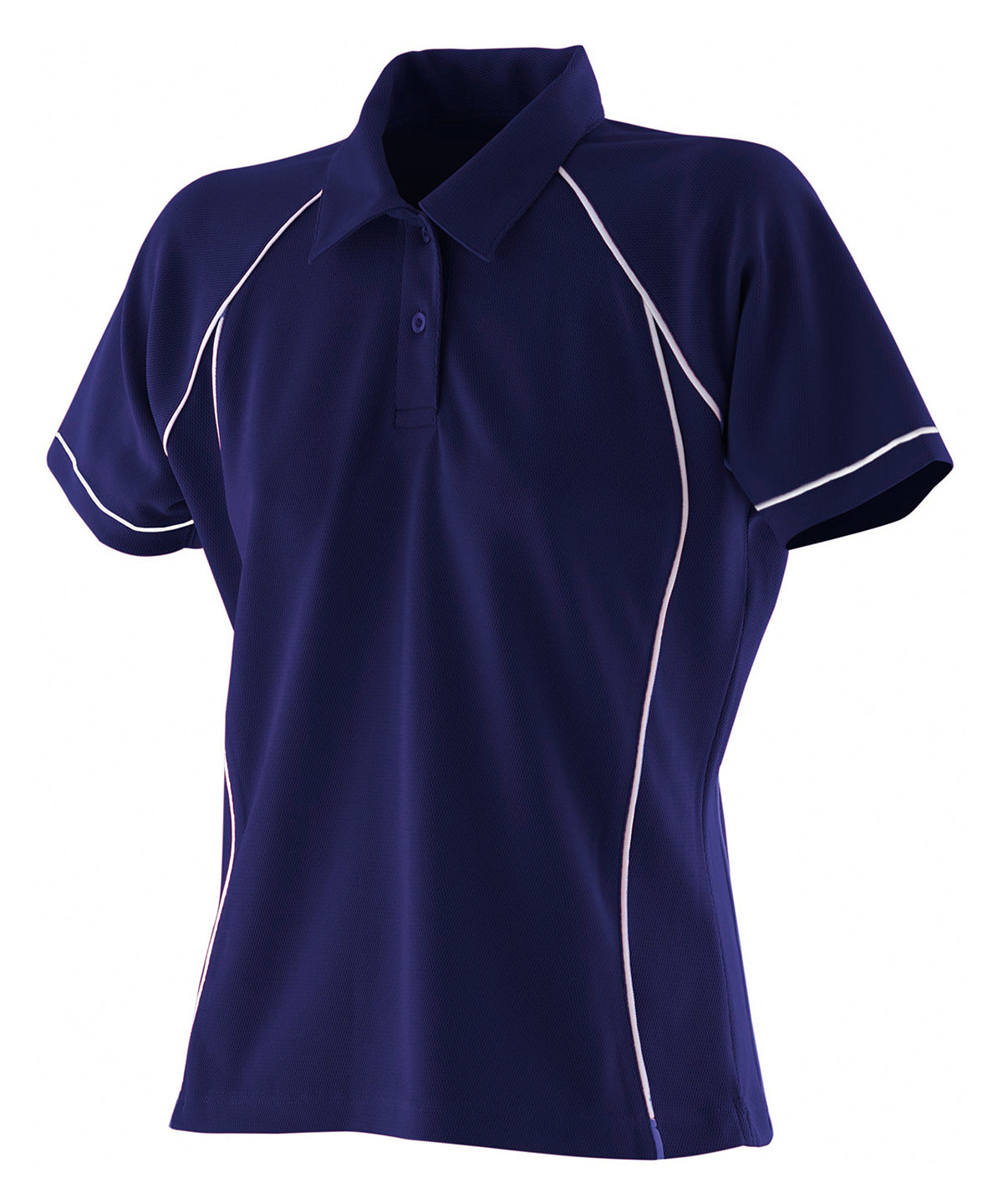 LV371 - Women's piped performance polo
