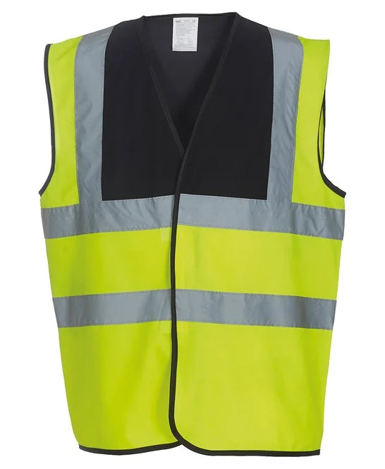 Yoko YK001 Custom Printed Two Tone Hi Vis Vest