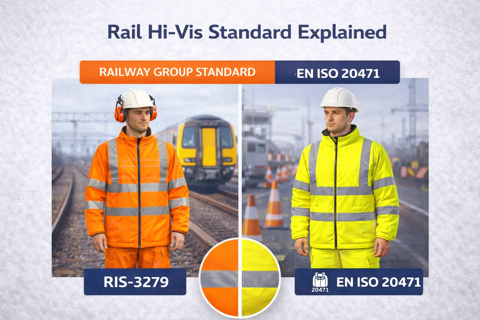 Rail Hi-Vis Standard Explained (RIS-3279 vs EN ISO 20471)