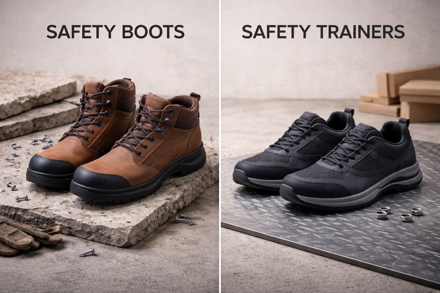 Safety Boots vs Safety Trainers: Which Is Best for Work?