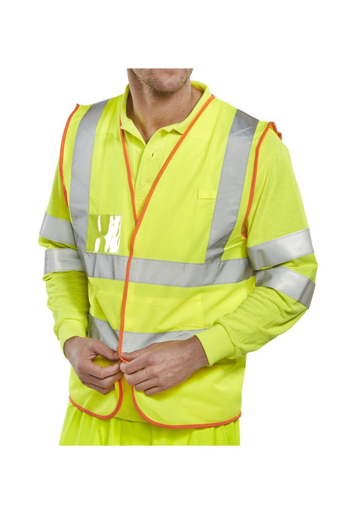 BS061 Executive Hi Vis Vests Velcro (Small To 2XL)