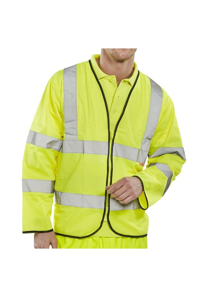 CFRPK Flame Retardent Hi Vis Long Sleeved Vests (Small to 5Xlarge) 2 COLOURS