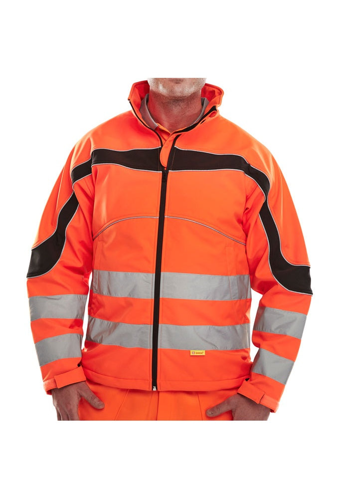 ET41 Beeswift Eton Soft Shell Jacket (Breathable , Water Resistant) (Small To 6XL)