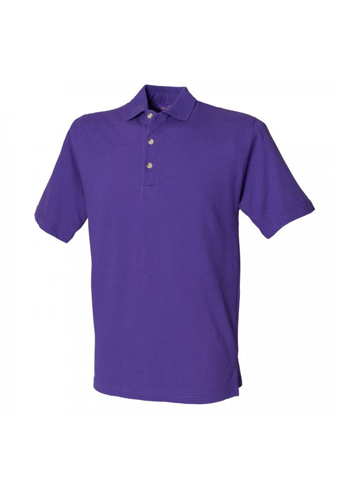 HB400  Unisex Polo Shirt 65/35 (XSmall to 5XL)  16 COLOURS