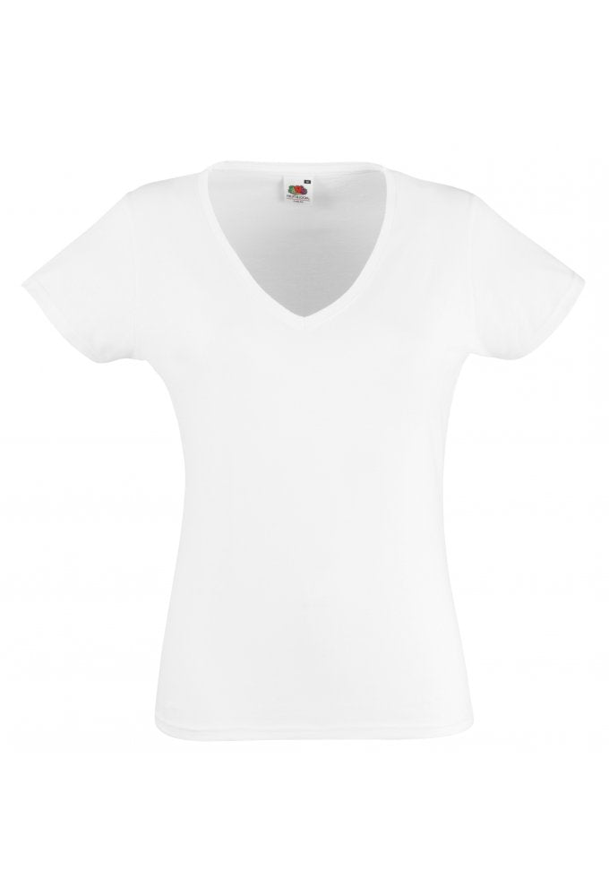 SS047 Ladys Fit ValueWeight V-Neck T-Shirt (XSmall To 2XL) 7 CLOURS
