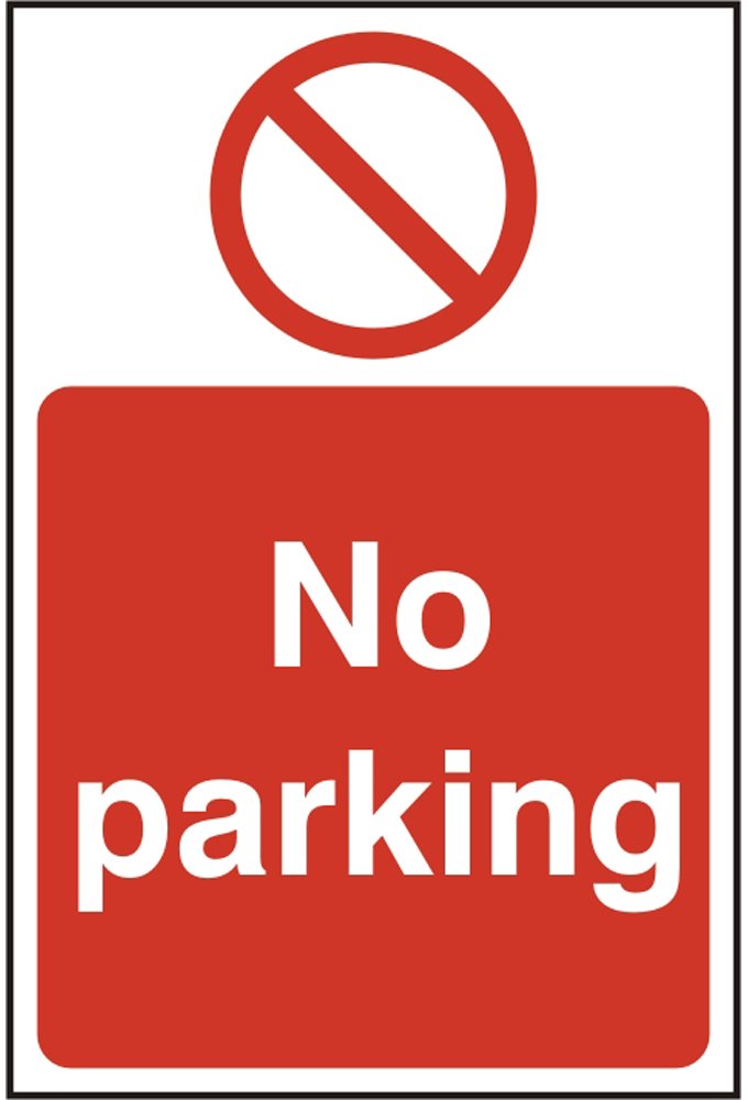 BSS11627 No Parking Sign PVC Version