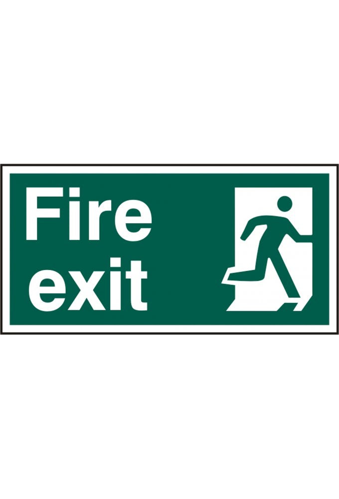 BSS12129 Fire Exit Sign PVC Version