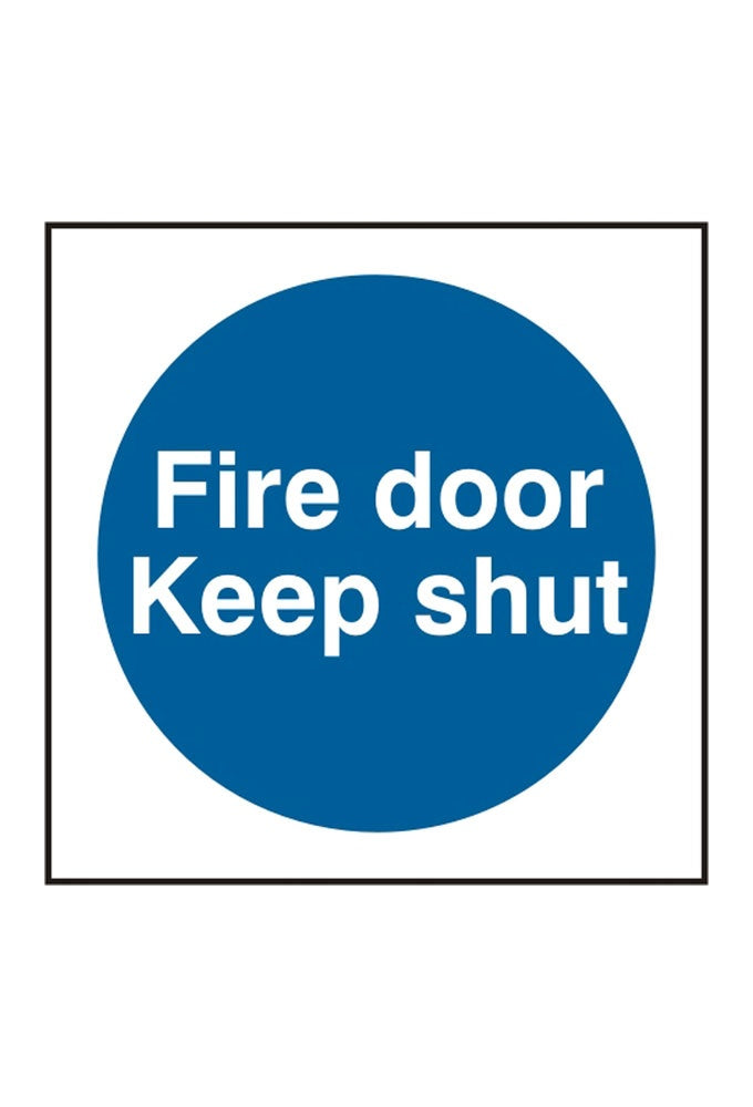 BSS11324 Fire Door Keep Shut Sign Vinyl Version