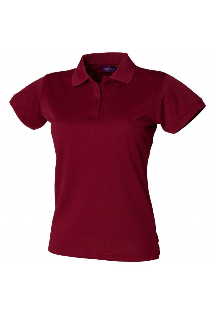 HB476 Womens Coolplus Polo (Small to 3XLarge) 13 COLOURS