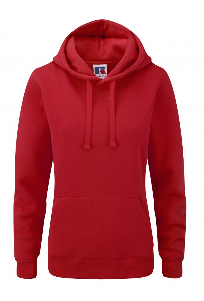 J265F Ladies Fit Medium Weight  Hooded Sweatshirt (Xsmall to XLarge) 9 COLOURS