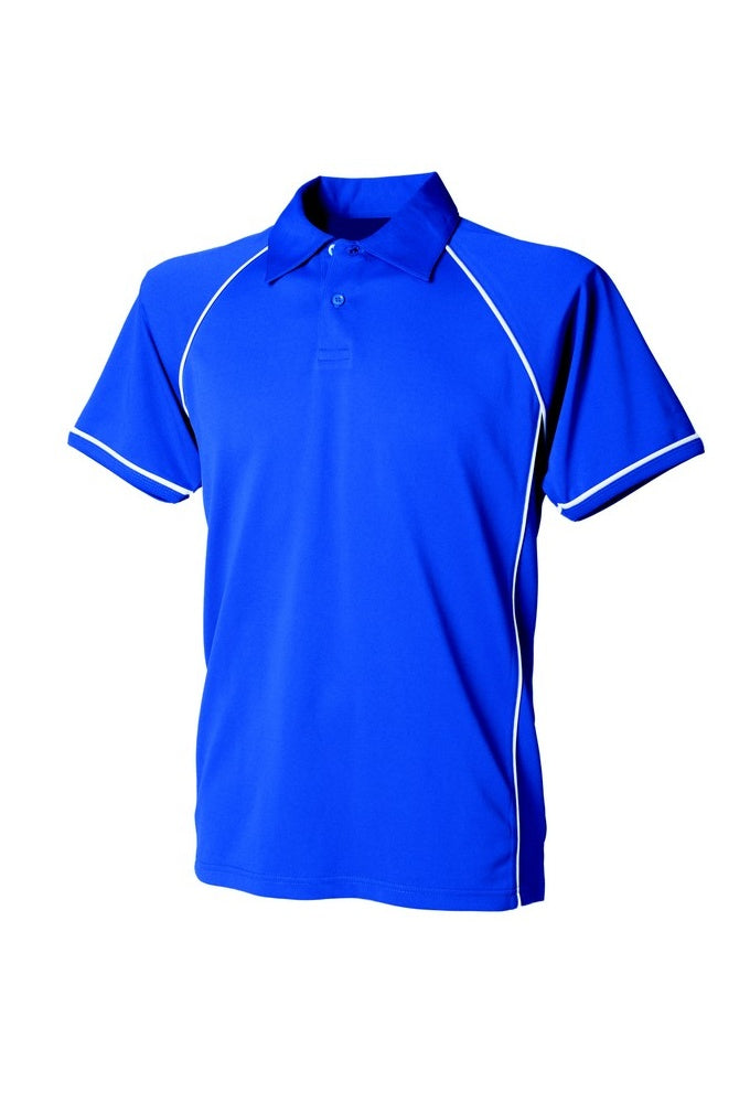 LV370 Piped Performance Polo  (XS to 3XLarge)  11 COLOURS