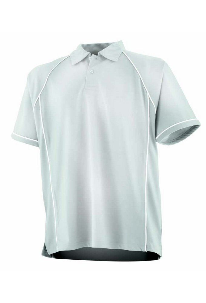 LV370 Piped Performance Polo  (XS to 3XLarge)  11 COLOURS