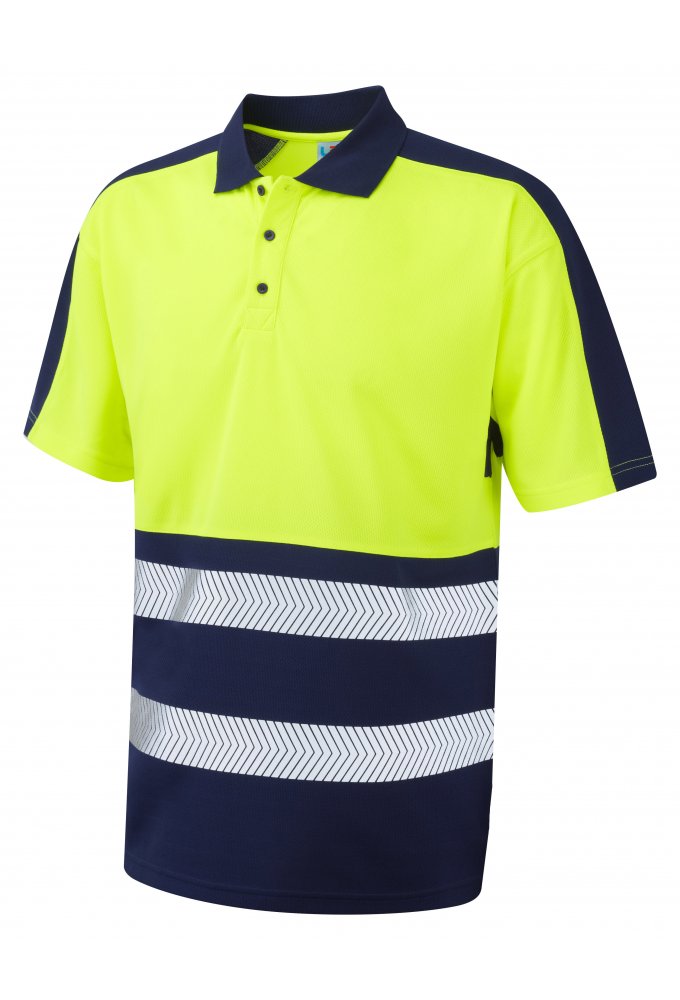 P10-Y/NV Class 1 Dual Colour Coolviz Plus Polo (Small To 6XL)