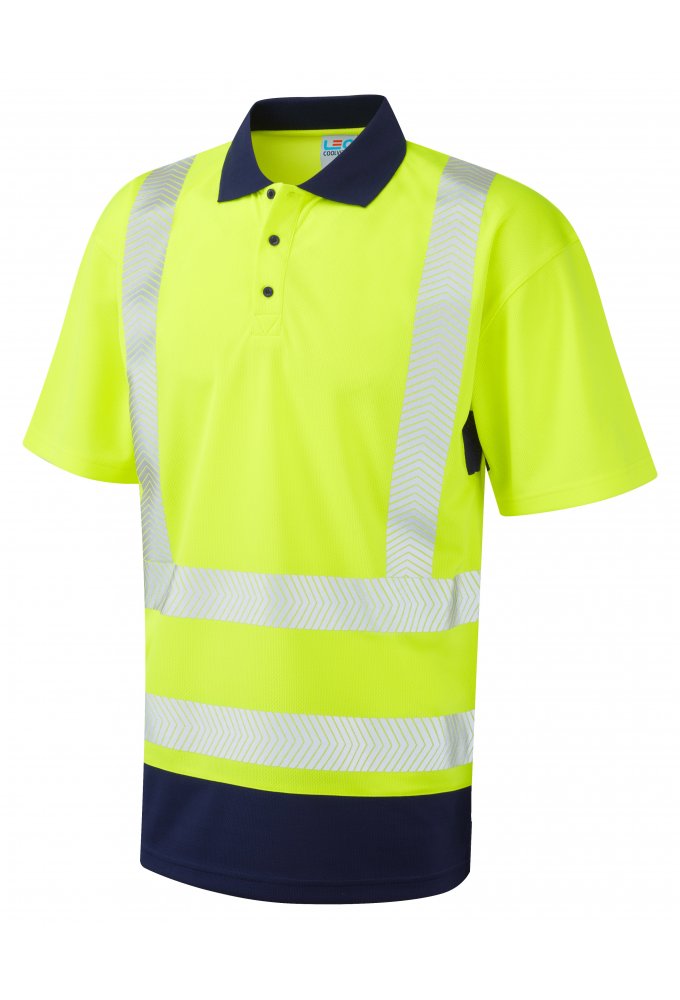 P11-Y/NV Class Dual Colour Coolviz Plus Polo (Small To 6XL)