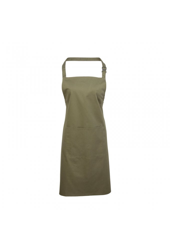 PR154 Bib Apron With Pockets (One Size)  21 Colours
