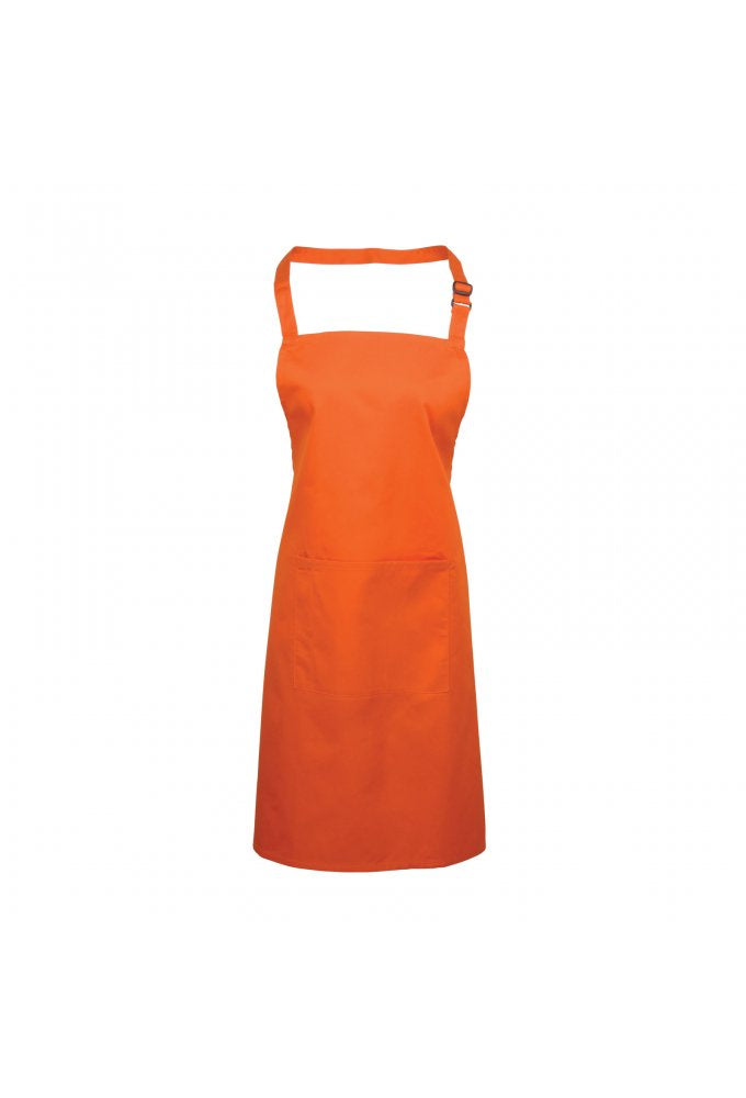 PR154 Bib Apron With Pockets (One Size)  21 Colours