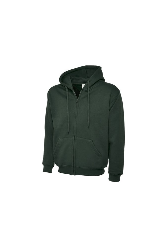 Uneek UC504 Classic Full Zip Hooded SweatShirt 50/50 pollycotton (Xsmall to 3Xlarge) 12 COLOURS
