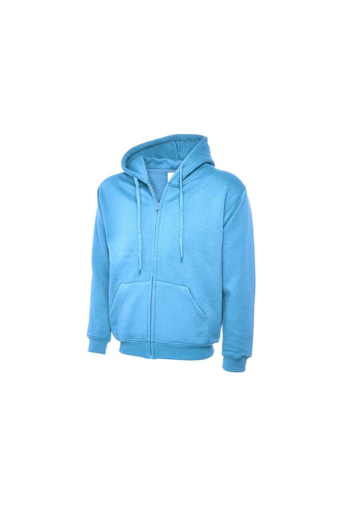 Uneek UC504 Classic Full Zip Hooded SweatShirt 50/50 pollycotton (Xsmall to 3Xlarge) 12 COLOURS