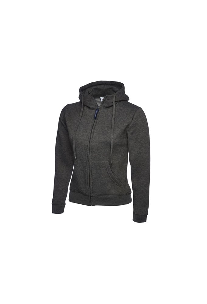 UC505 Ladies Classic Full Zip Hooded SweatShirt (XSmall to 3Xlarge) 11 COLOURS