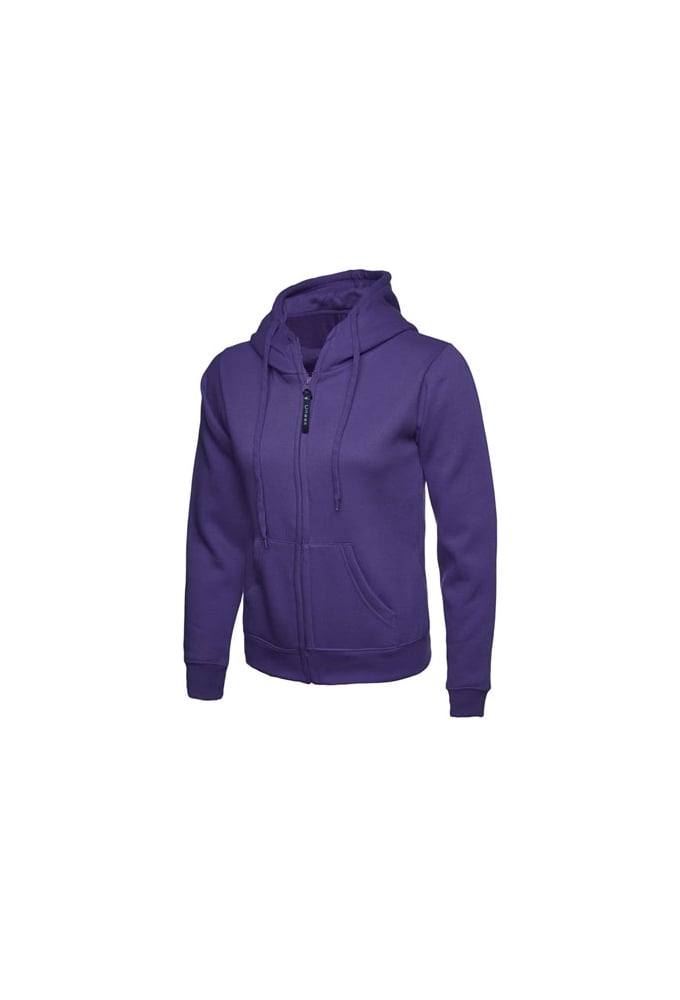 UC505 Ladies Classic Full Zip Hooded SweatShirt (XSmall to 3Xlarge) 11 COLOURS