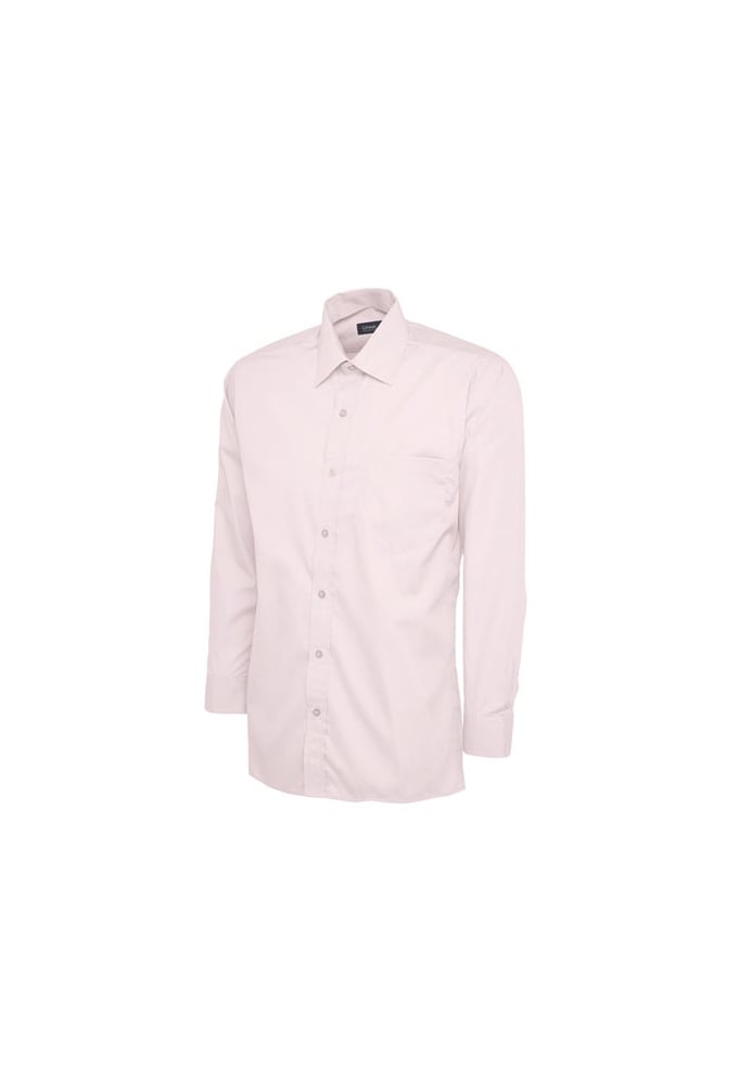 UC709 Mens Poplin Full Sleeve Shirt (Collar Size 14.5 To 19.5) 10 COLOURS