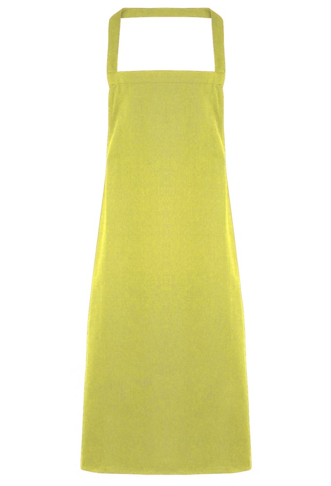 PR102 100% Cotton Organic Apron (No Pockets) ONE SIZE  11 Colours