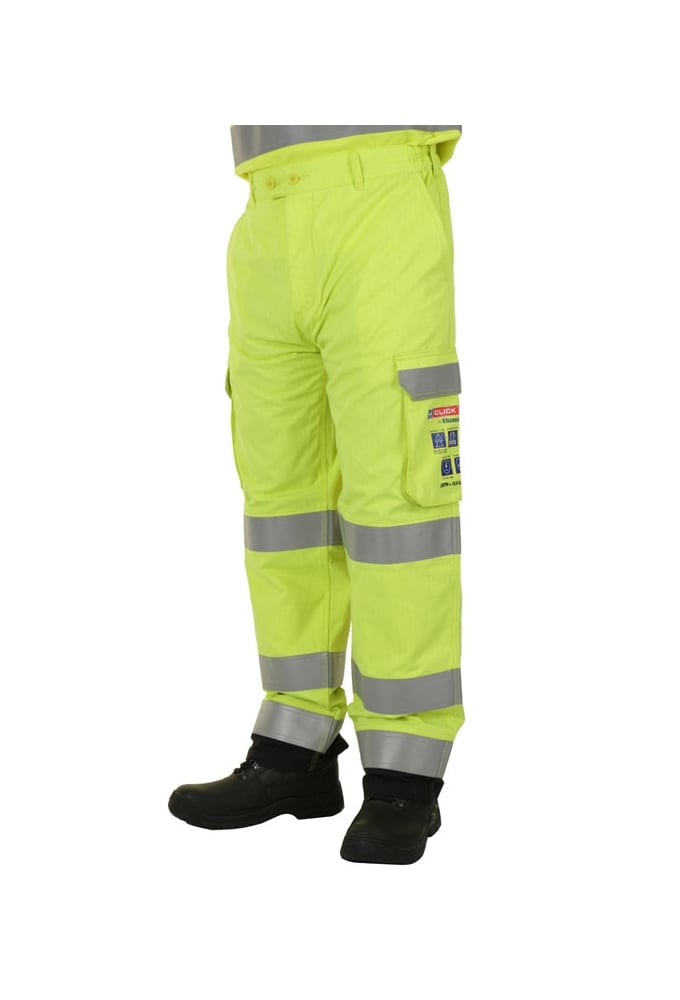 CARC5 Beeswift Flame Retardent Anti Static ARC Compliant Trousers Yellow (30 to 50)