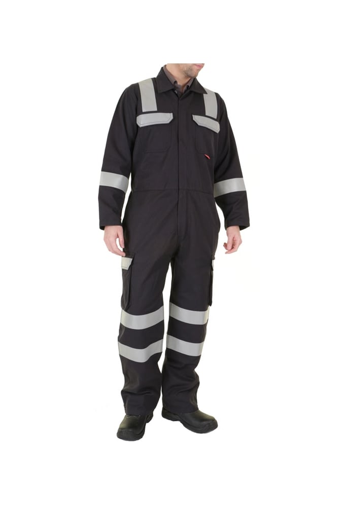 CARC6 Beeswift Flame Retardent Anti Static ARC Compliant Boilersuit Navy -(38 TO 54 Chest)