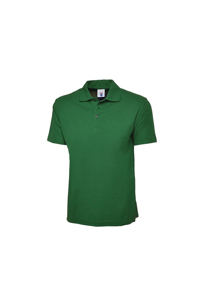UC101 Uneek Classic Pique Polo Shirt 50/50 polycotton (XSmall To 6XL) 17 COLOURS