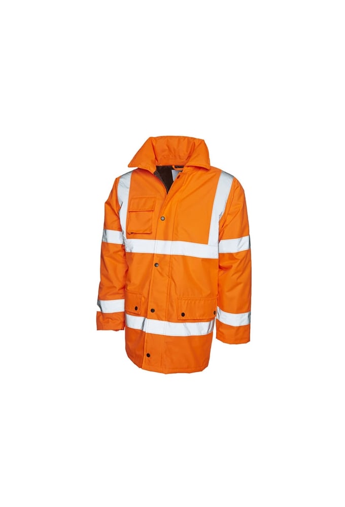UC803 Road Safety Jacket (XSmall To 5XL) 2 COLOURS RIS 3279  Orange Only