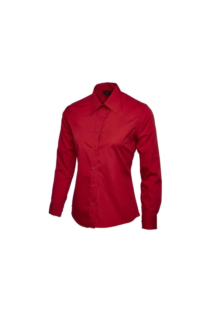 UC711 Ladies Poplin Full Sleeve Shirt (XS To 5XL)  9 COLOURS