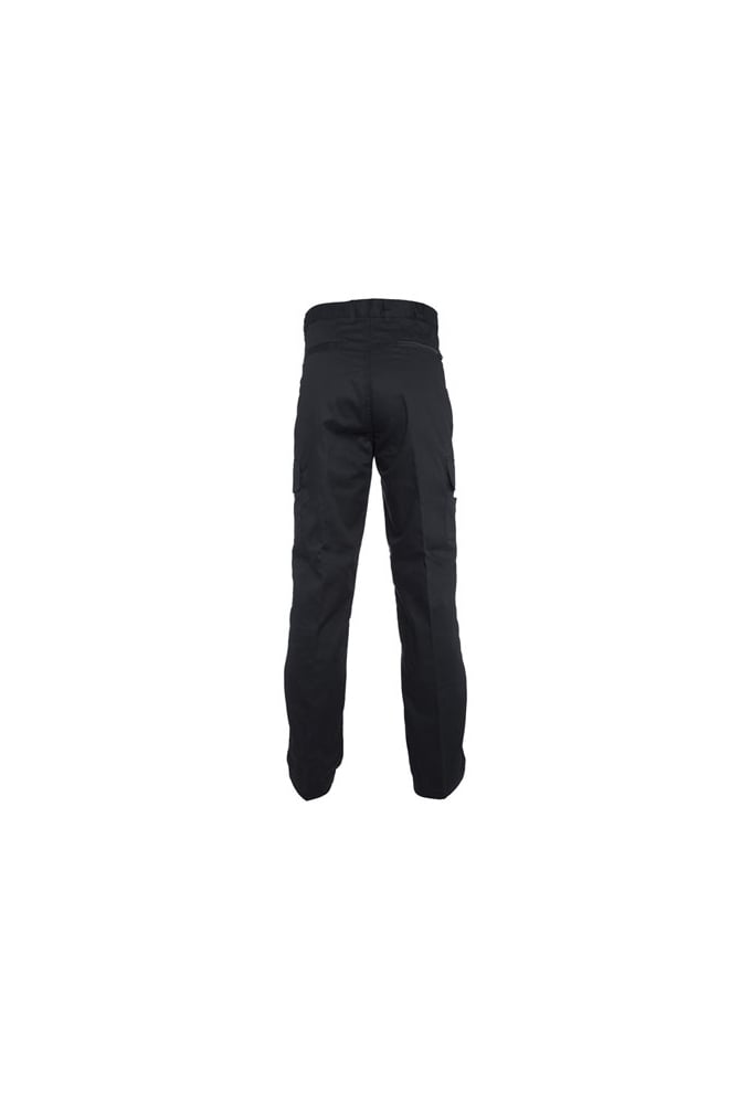 UC903 Action Work Trousers Black (Zipped Pockets) (28 TO 52 Waist) Reg and Tall Leg