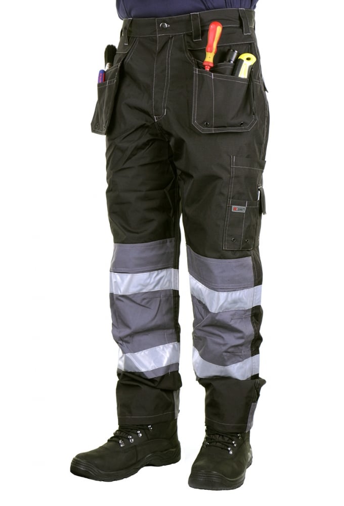 Banbury Waterproof Multi Pocket Trousers Black (Reg & Tall)