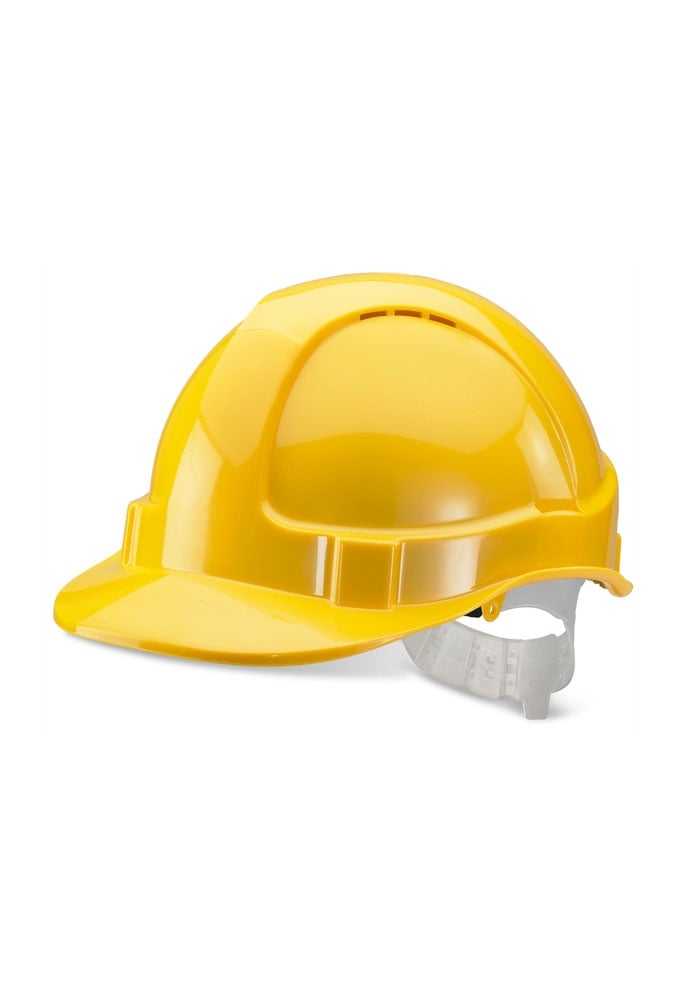 BBEVY Beeswift Yellow B-Brand Economy Vented Safety Helmet (OneSize)