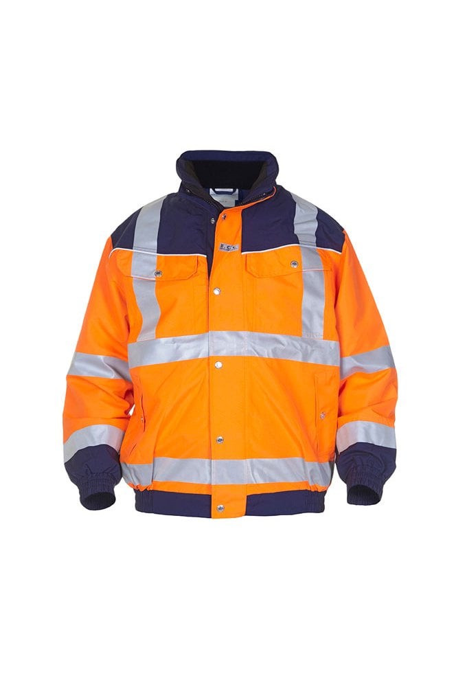 FURTH VI VIS PILOT JACKET ORANGE NAVY  (SMALL TO 3XLARGE)