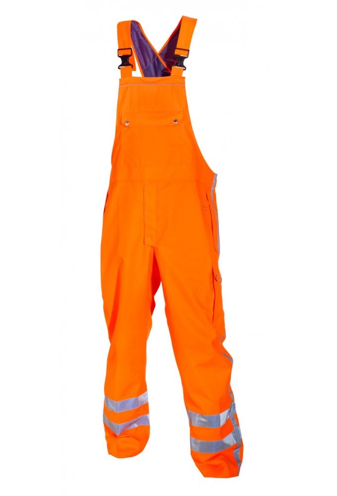 UTTING SNS HI VIS WATERPROOF BIB & BRACE (SMALL TO 2XLARGE)
