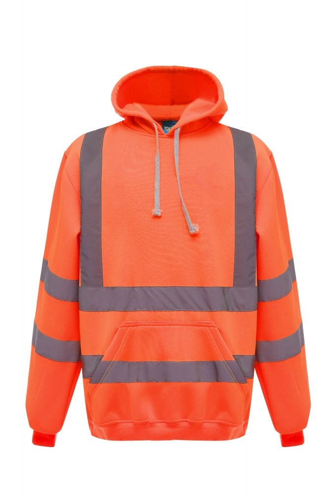 YK032 Water Repellant Hi Vis Hoodie (Small to 3Xlarge)  6 COLOURS
