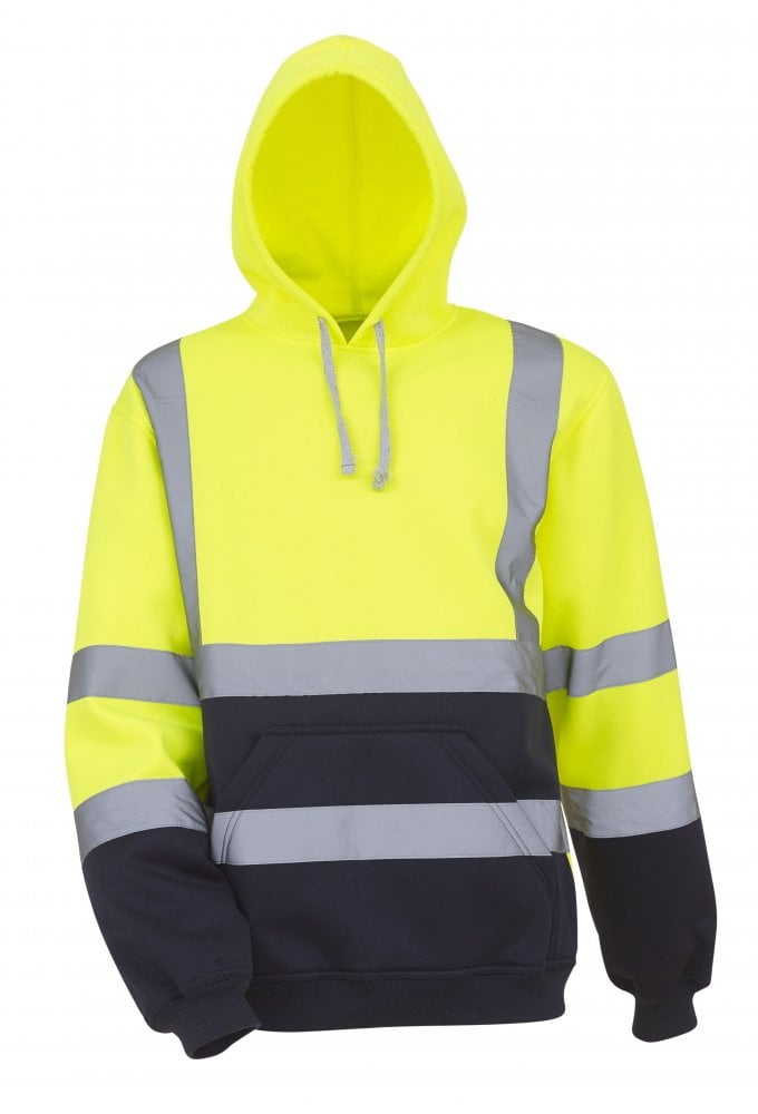 YK032 Water Repellant Hi Vis Hoodie (Small to 3Xlarge)  6 COLOURS