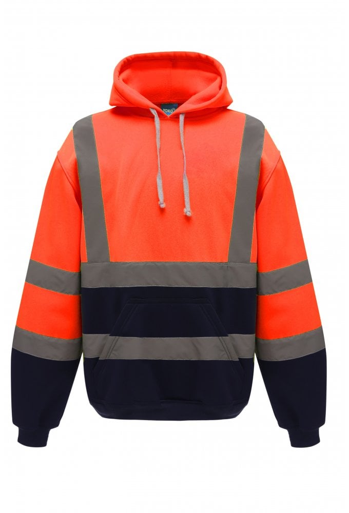 YK032 Water Repellant Hi Vis Hoodie (Small to 3Xlarge)  6 COLOURS