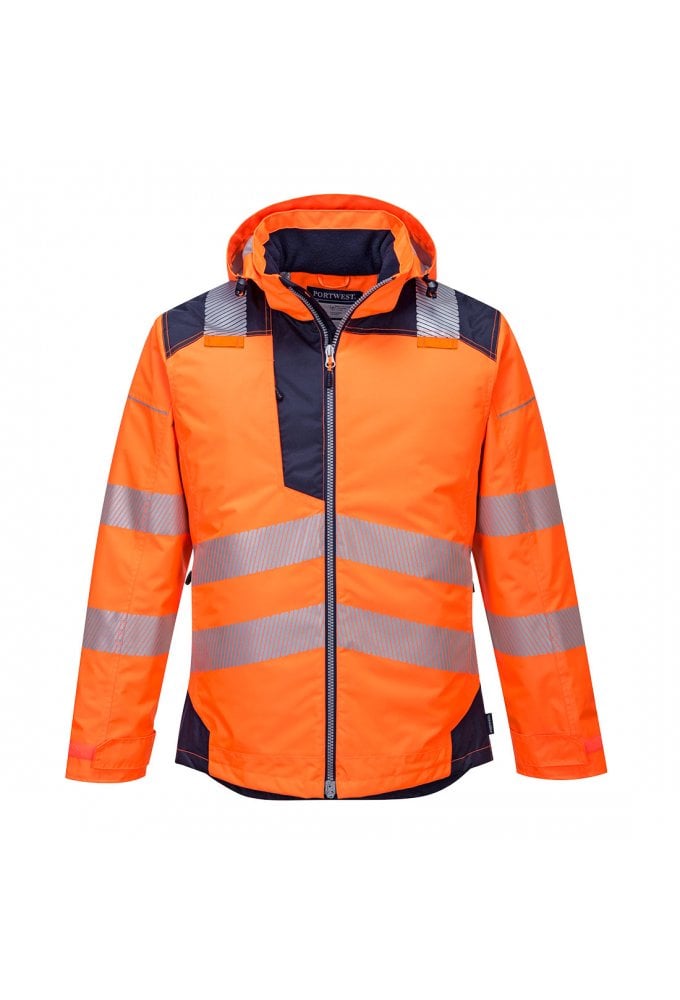 T400 Portwest Hi Vis Winter Softshell Jacket (XS TO 4XL) 7 COLOURS RIS 3279 TOM Issue 2 (Orange Only)