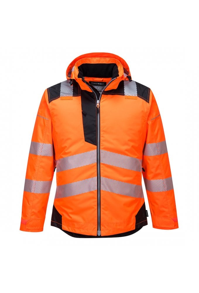 T400 Portwest Hi Vis Winter Softshell Jacket (XS TO 4XL) 7 COLOURS RIS 3279 TOM Issue 2 (Orange Only)