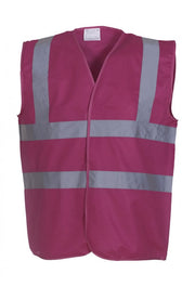 Yoko HVW100 Coloured Hi Vis Vest | Custom Printed