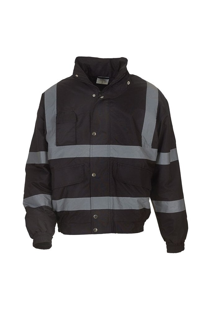 YK043 Hi-Vis Classic Bomber Jacket (Small To 6XL) 4 COLOURS RIS 3279 TOM In Orange