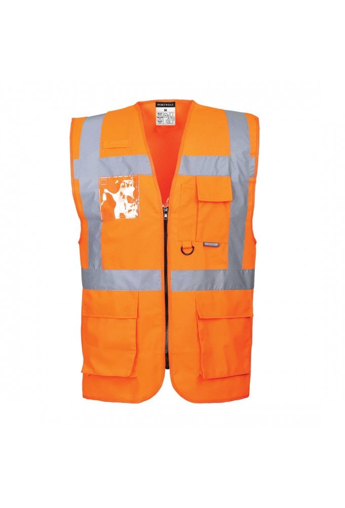 S476 Portwest Executive Hi Vis Vests (Berlin) (Small To 7XL) 2 COLOURS