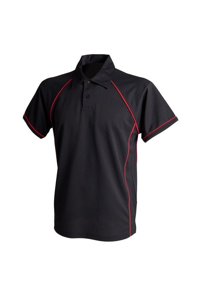 LV370 Piped Performance Polo  (XS to 3XLarge)  11 COLOURS