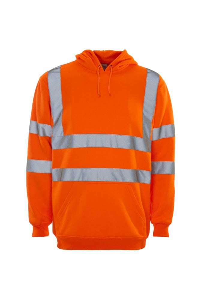 36481 Supertouch Hi Vis Orange Hooded Sweatshirt (Small to 4XLarge)