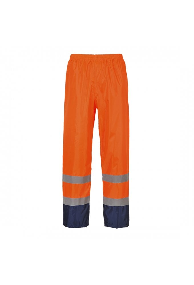 Portwest H444 Portwest Hi Vis Classic Contrast Rain Trouser (Small to 3XLarge)