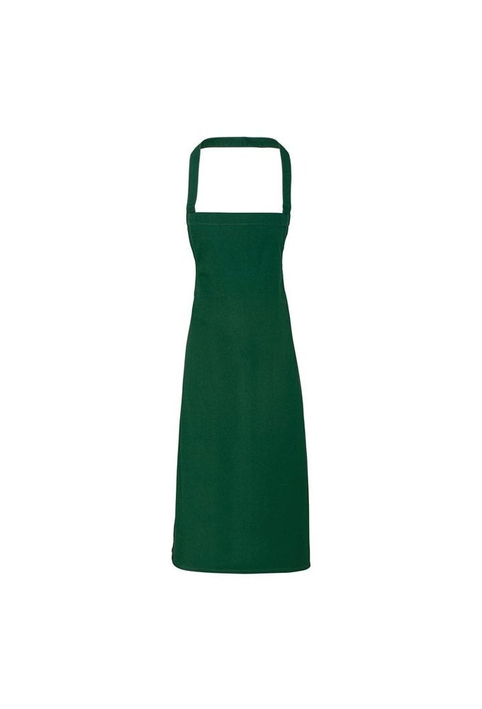 PR102 100% Cotton Organic Apron (No Pockets) ONE SIZE  11 Colours
