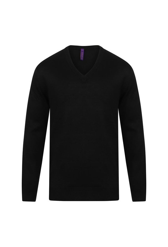HB760 Cashmere Touch Acrylic V-Neck Jumper (XXSmall to 4Xlarge) 2 COLOURS